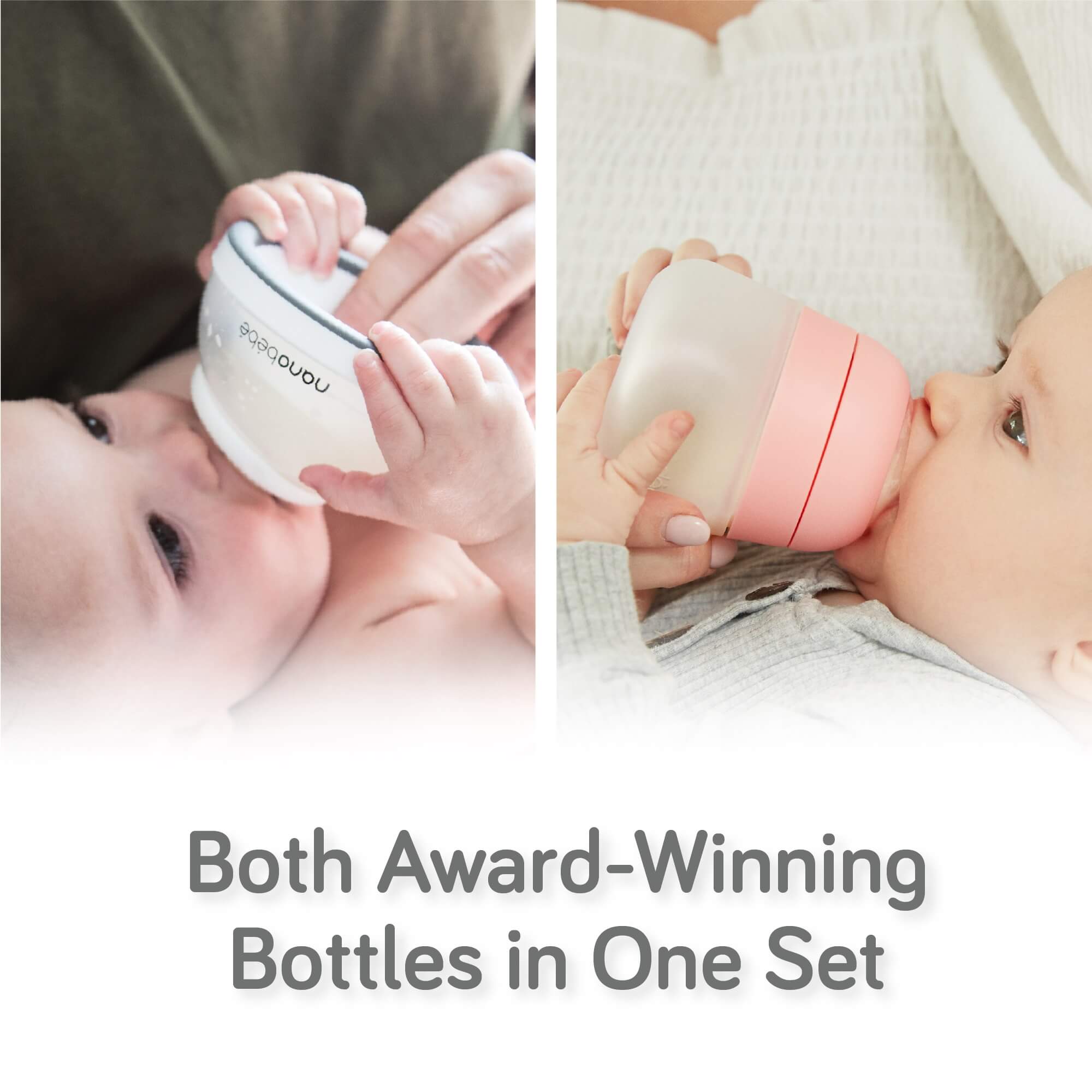Baby Bottle Complete Feeding Set Nanobebe - Free Shipping