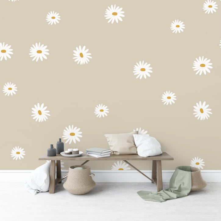 Daisies Wall Decals Wallerycp - Free Shipping