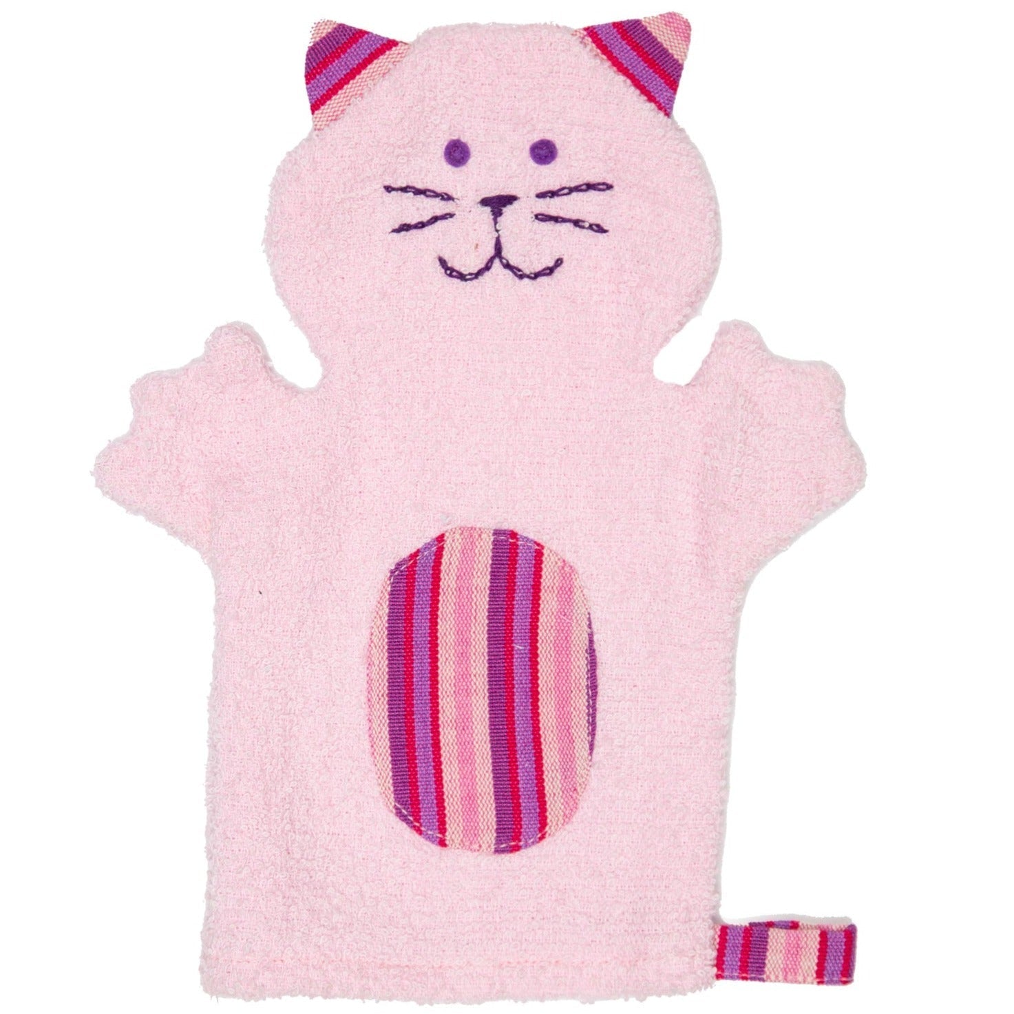 Kitty Puppet Washcloth UPAVIM Crafts - Free Shipping